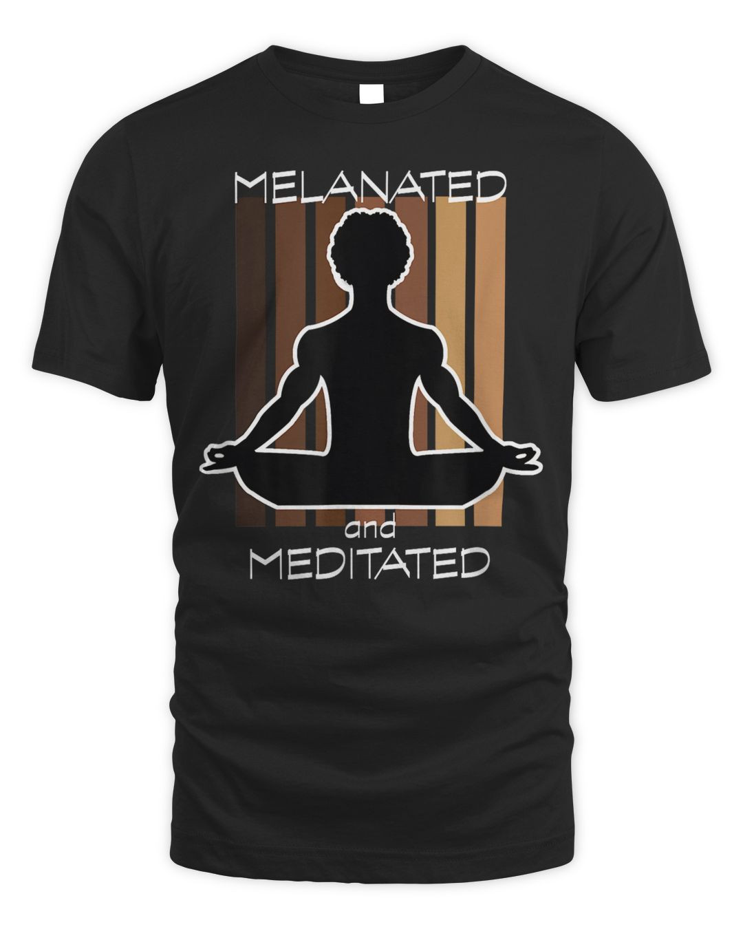 Melanated And Meditated Black King Melanin African Pride Shirt