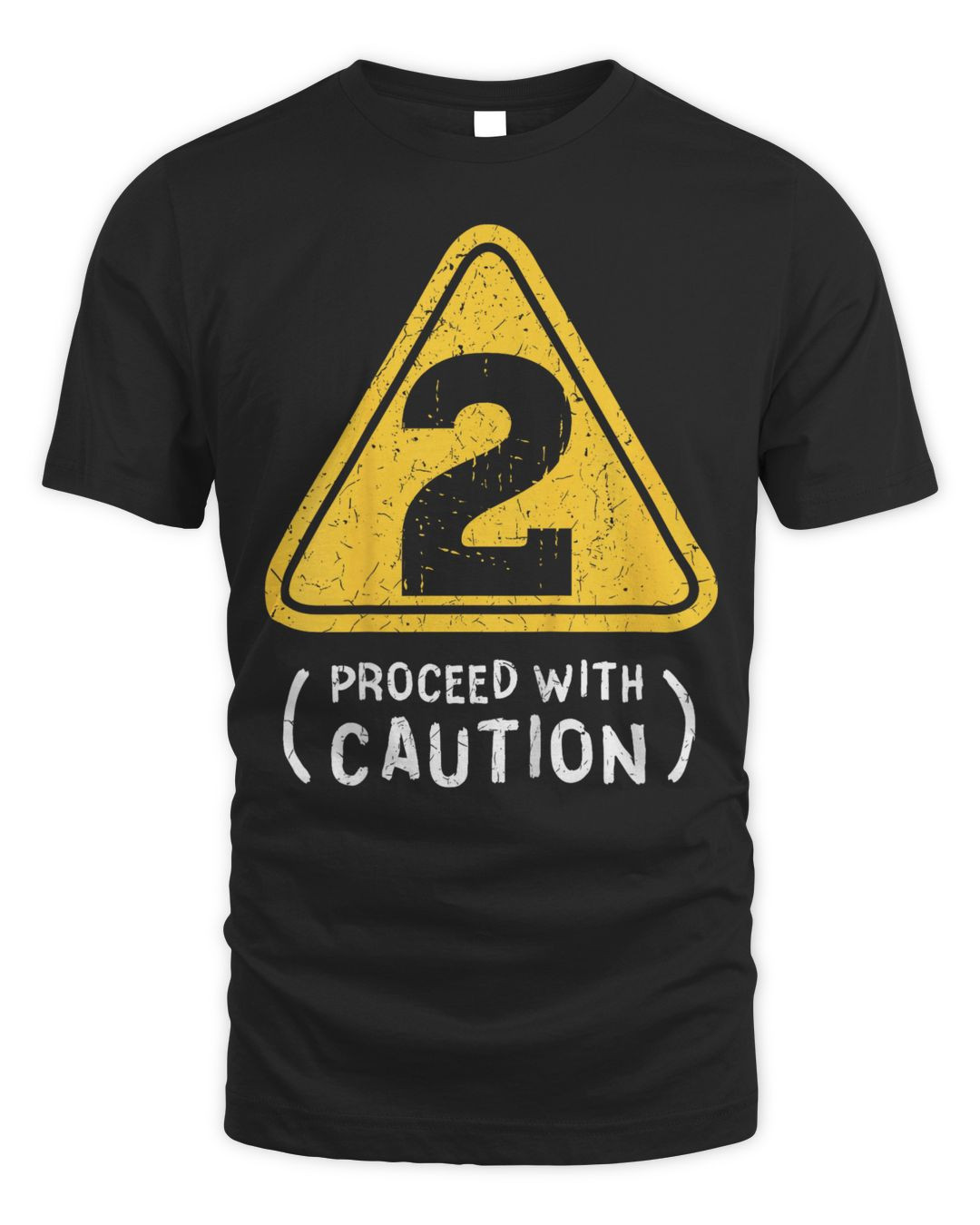 Kids Birthday Boy 2 Two Construction Sign 2nd Birthday Shirt