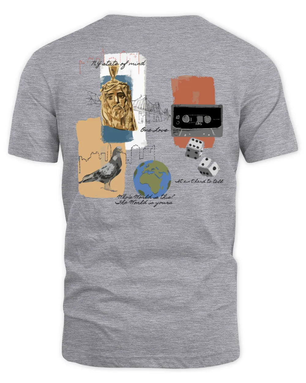 Nas Merch 30 Years Of Illmatic Symbols Shirt