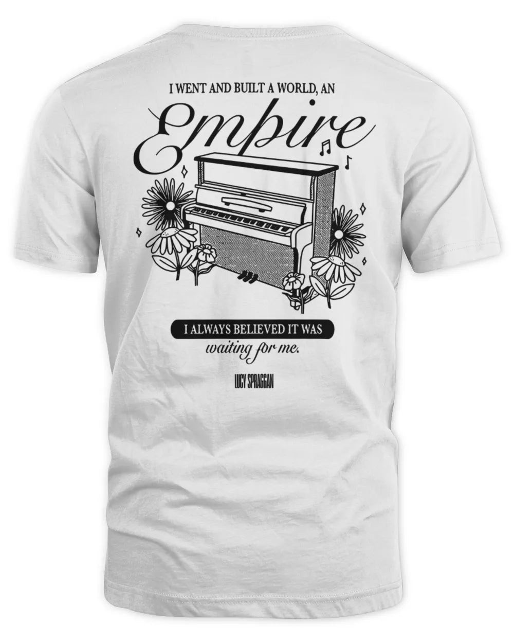 Lucy Spraggan Merch I Went And Built A World Shirt