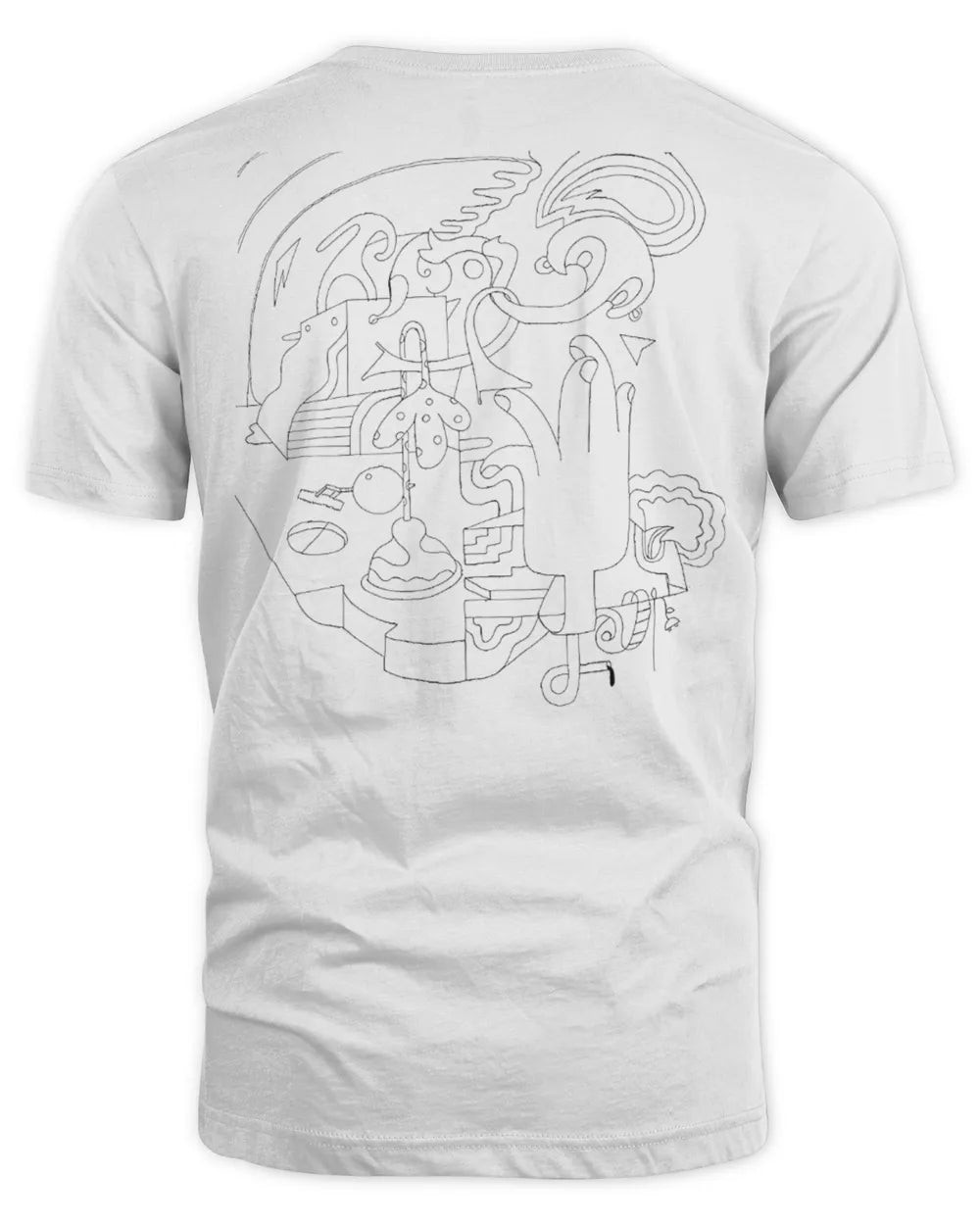Mac Miller Merch Faces 10 Year Line Drawing Shirt
