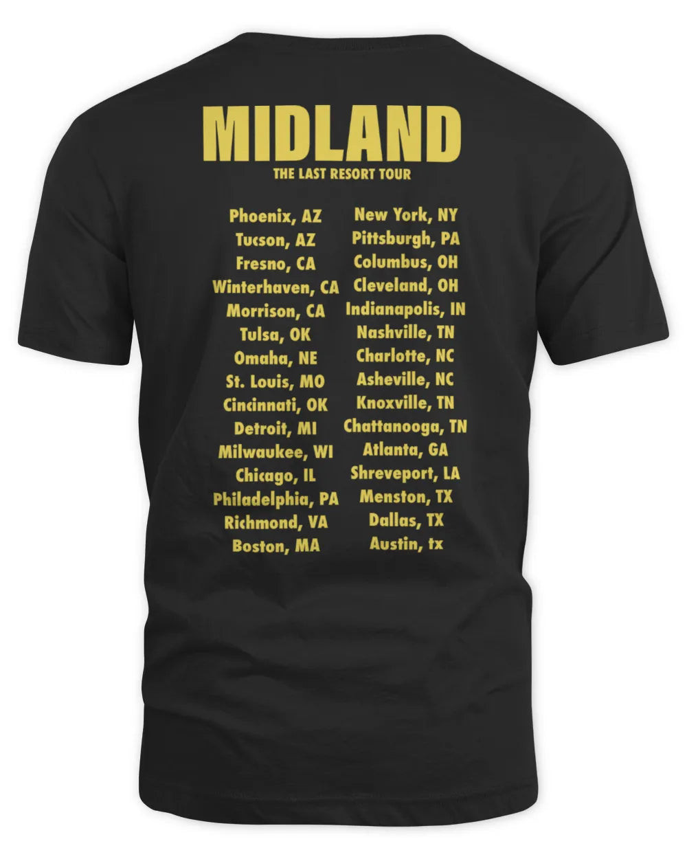 Midland Merch Last Resort Photo Shirt