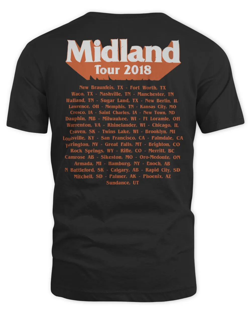 Midland Merch Distress Photo Shirt
