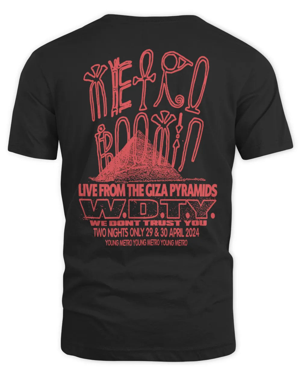 Metro Boomin Merch Live From The Pyramids Shirt