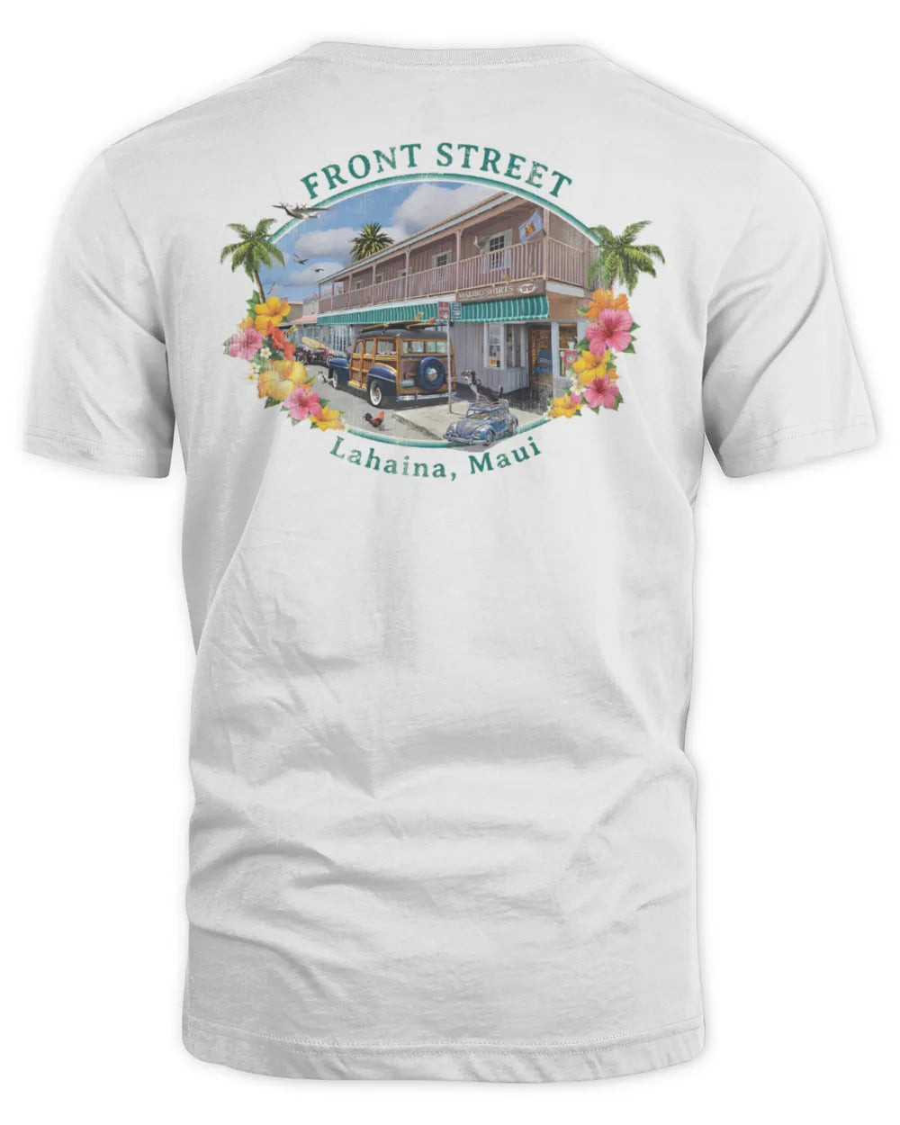 Malibu Merch Front Street Lahaina Maui Shirt