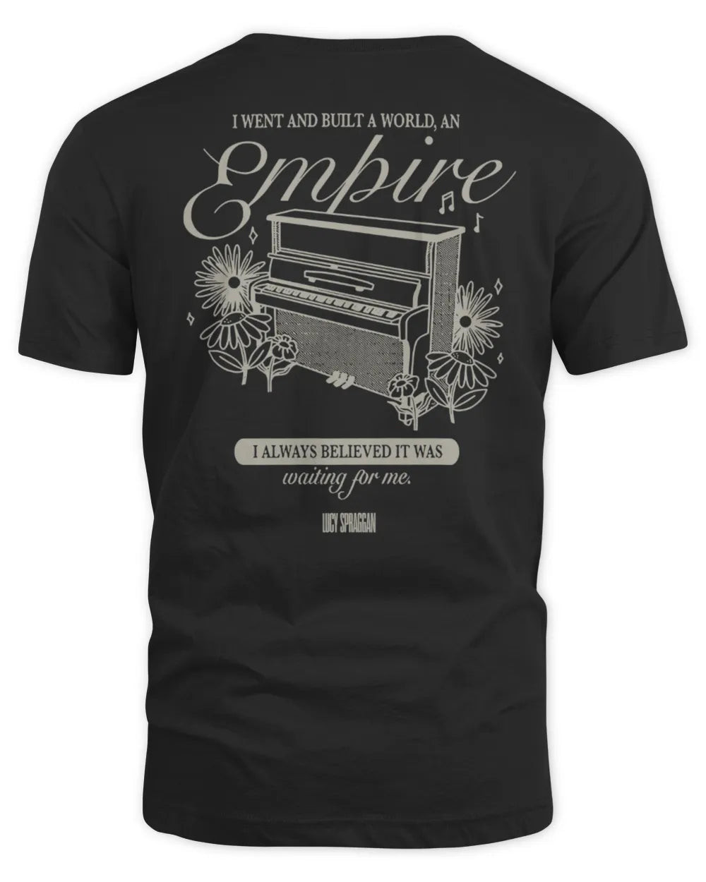 Lucy Spraggan Merch I Went And Built A World Shirt