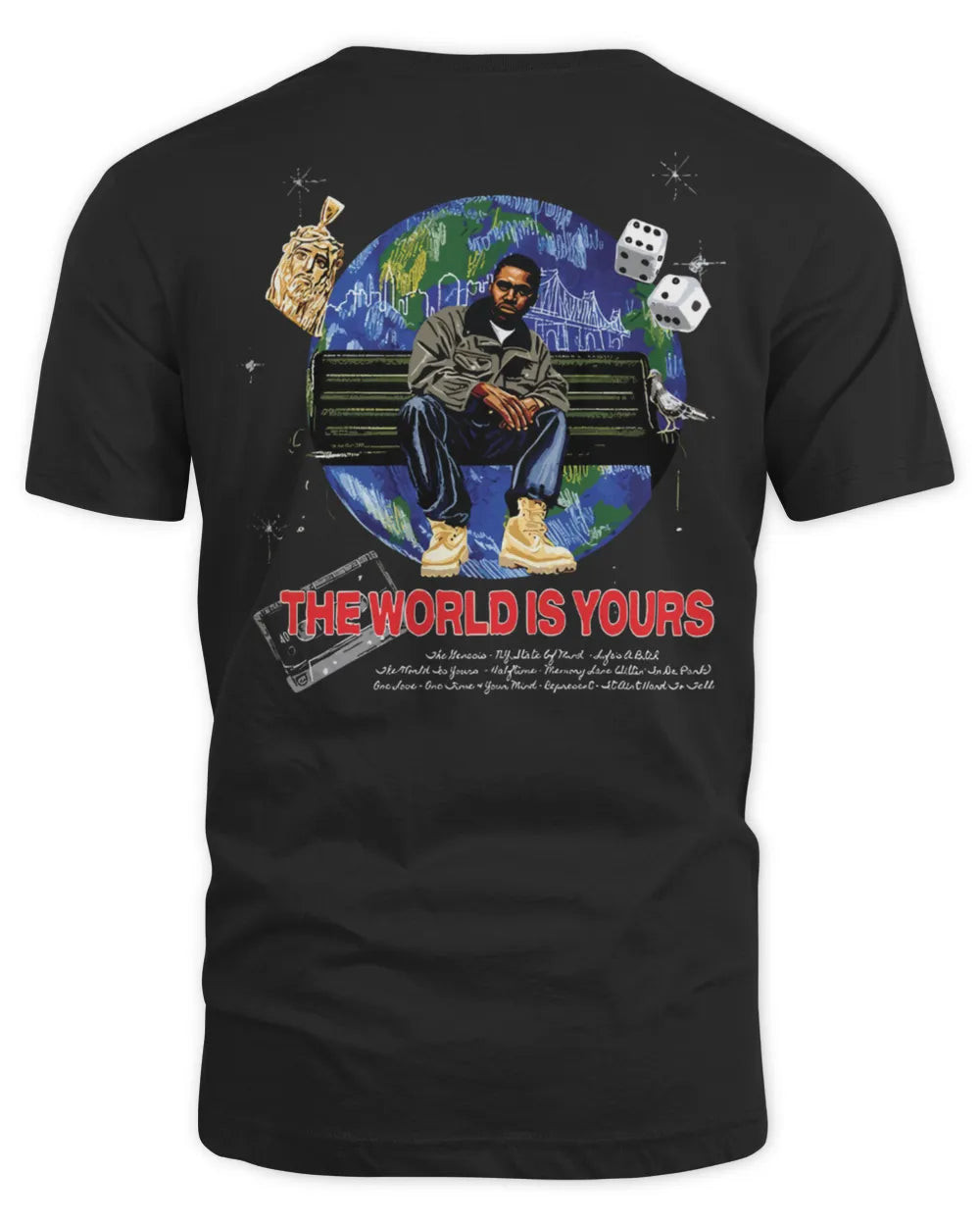 Nas Merch 30 Years Of Illmatic The World Is Yours Shirt