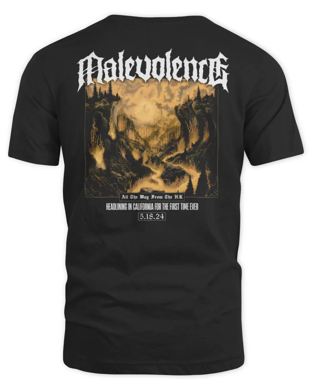 Malevolence Merch California Headline Shirt