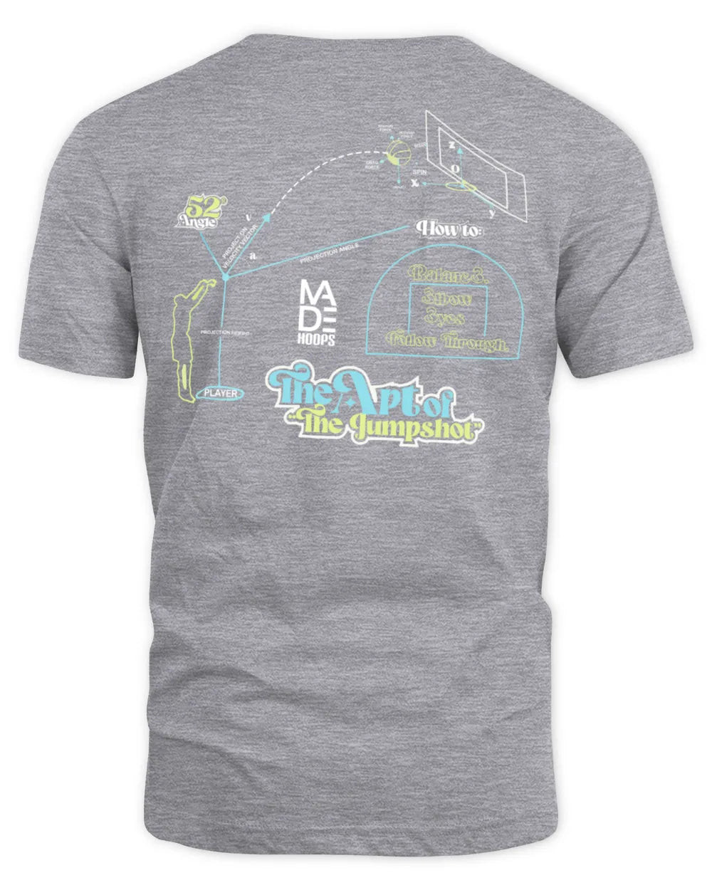 Made Hoops Merch The Art Of The Jumpshot Shirt