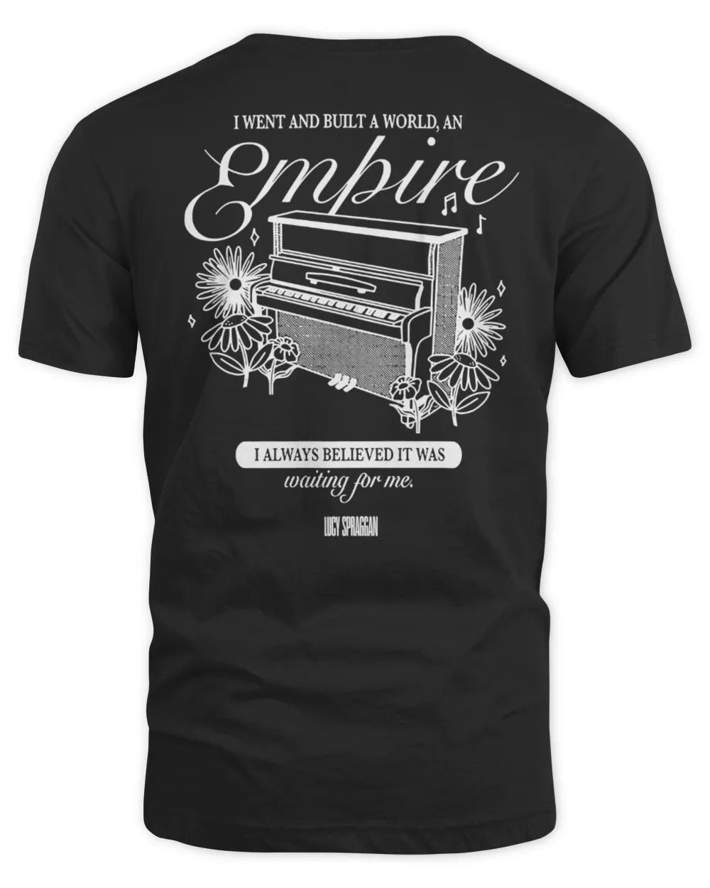 Lucy Spraggan Merch I Went And Built A World T-shirt