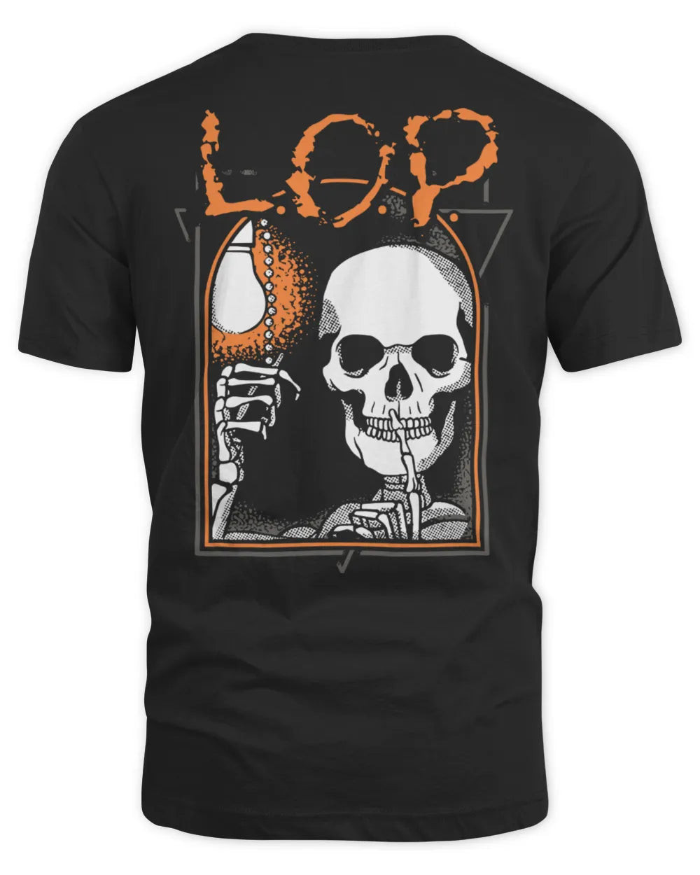 Lights Out Podcast Merch Skeleton Shirt