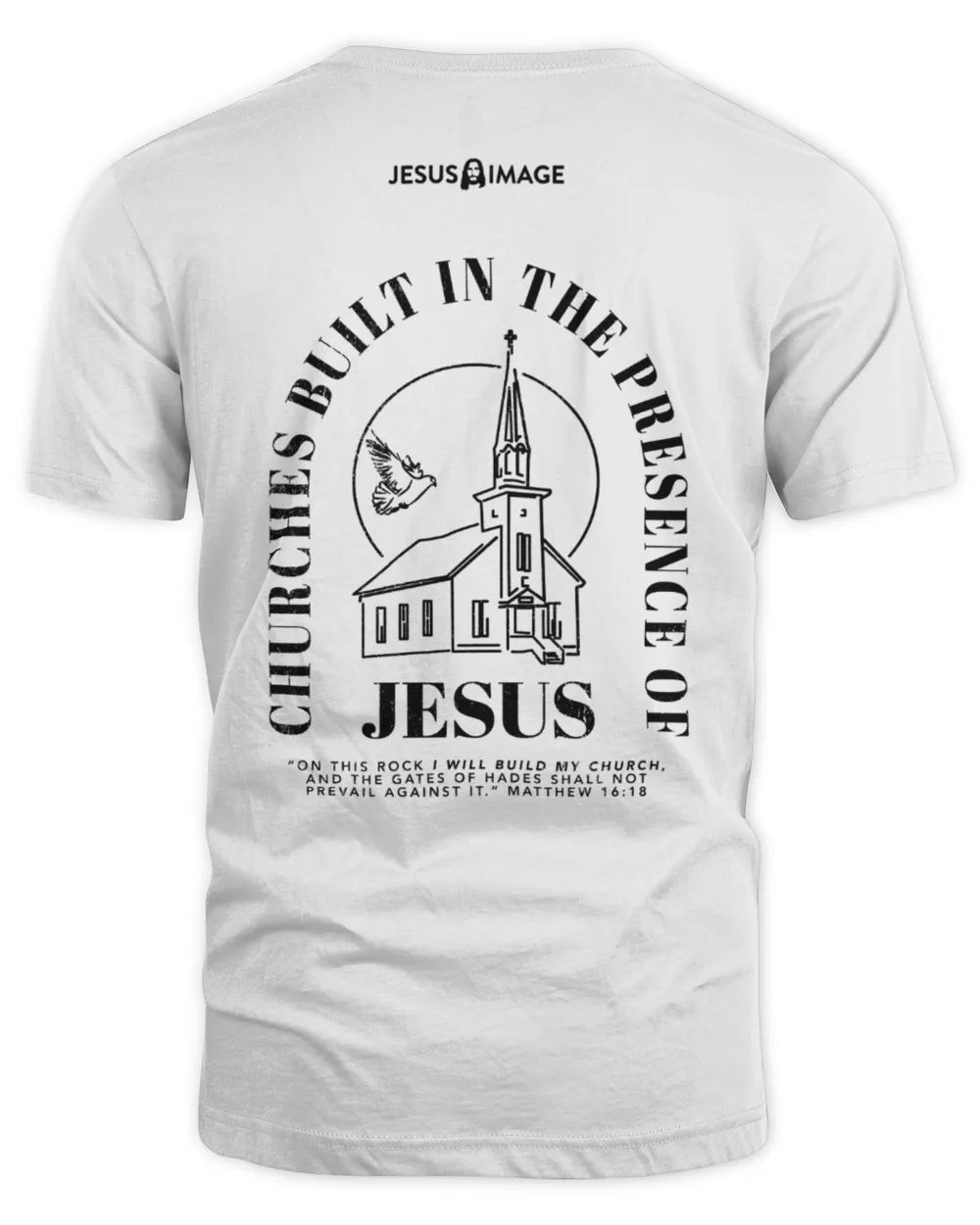 Jesus Image Merch Matthew 16 18 T-shirt
