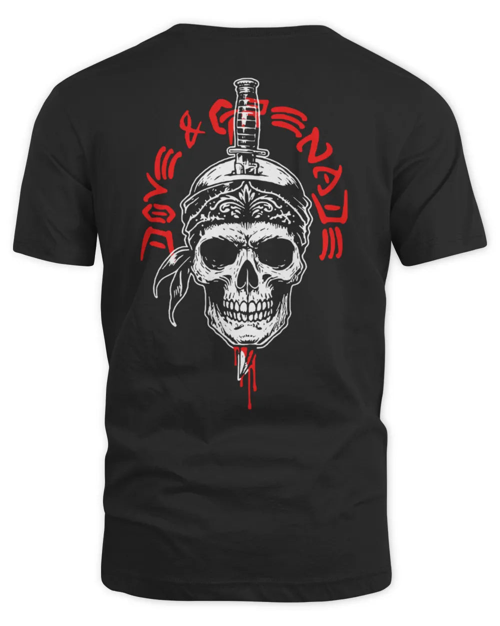 Hollywood Undead Merch Dagger Skull Shirt