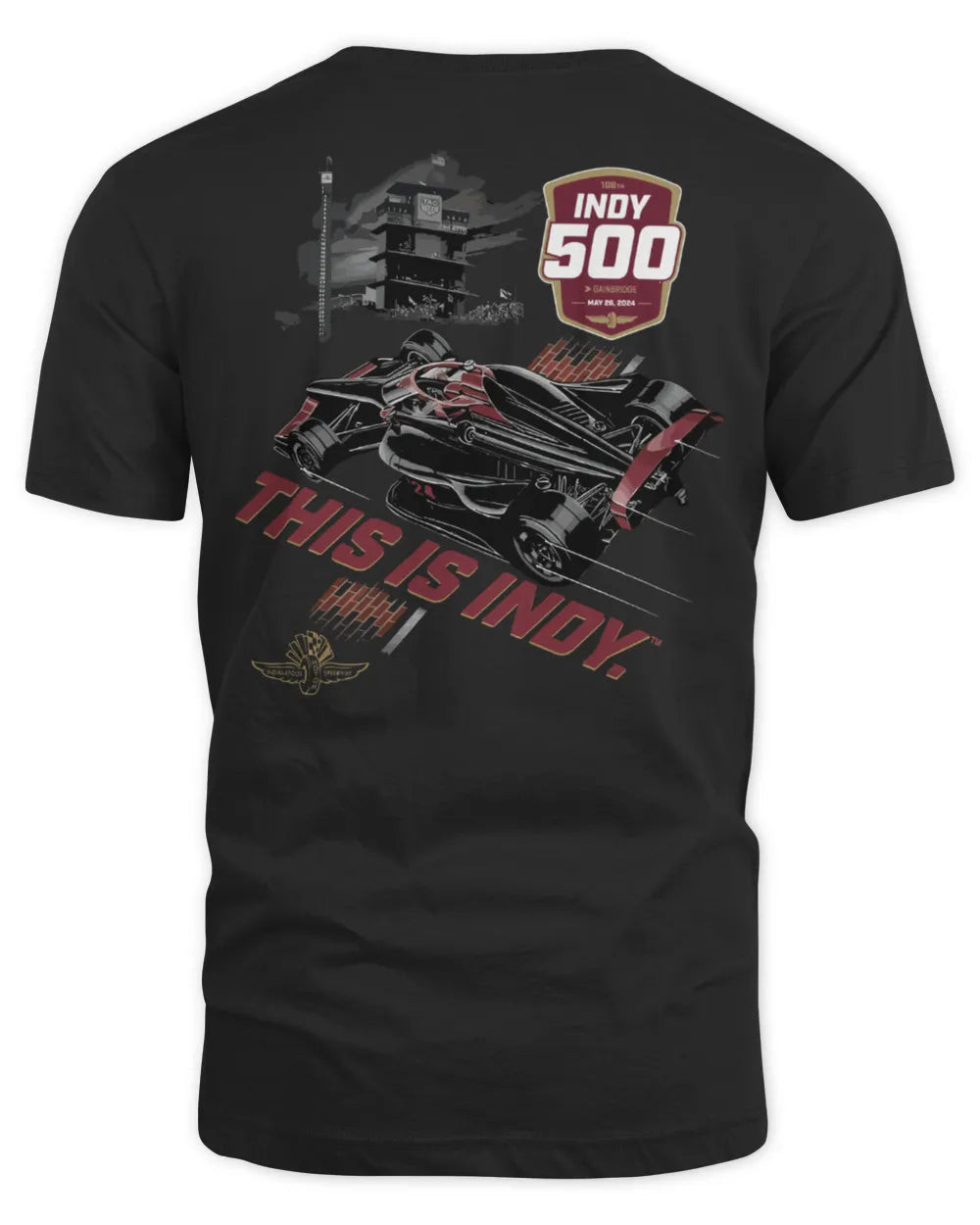 Ims Merchandise 2024 Youth Indy 500 Ghost Car Shirt