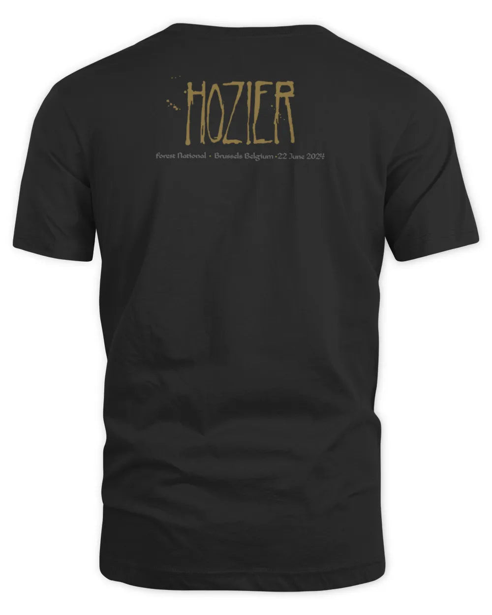 Hozier Merch Brussels Event Shirt