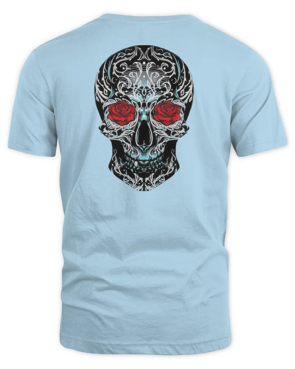 Jekyll Hyde Apparel Skull And Roses Shirt