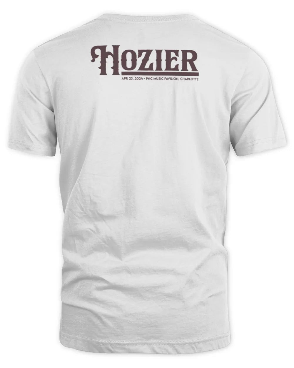 Hozier Merch Charlotte April 23 Show Shirt