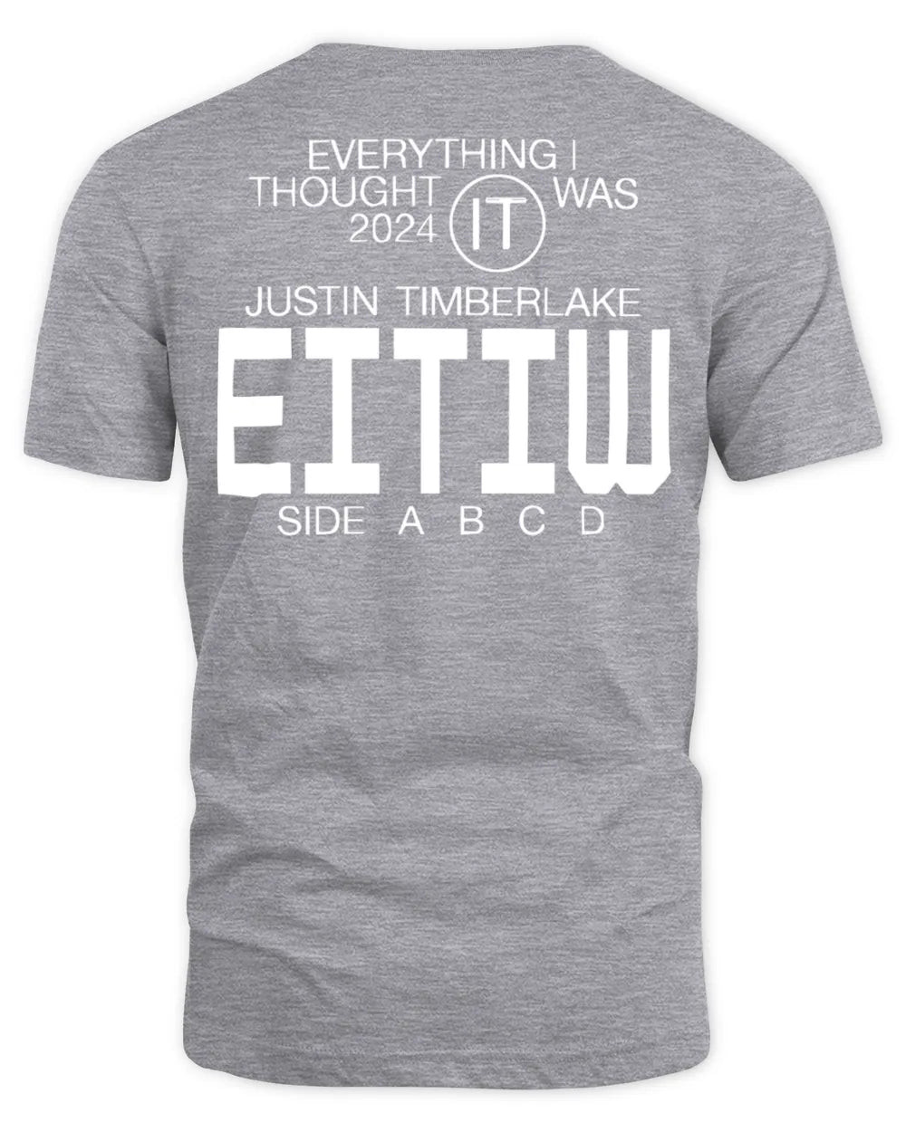 Justin Timberlake Merch Shadow Shirt