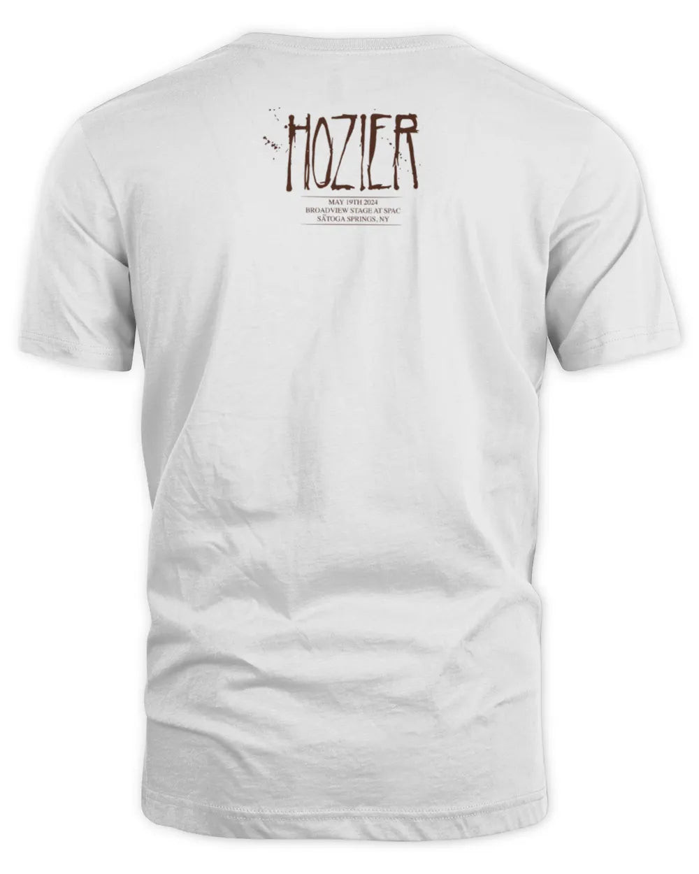 Hozier Merch Saratoga Springs May 19 Show Shirt