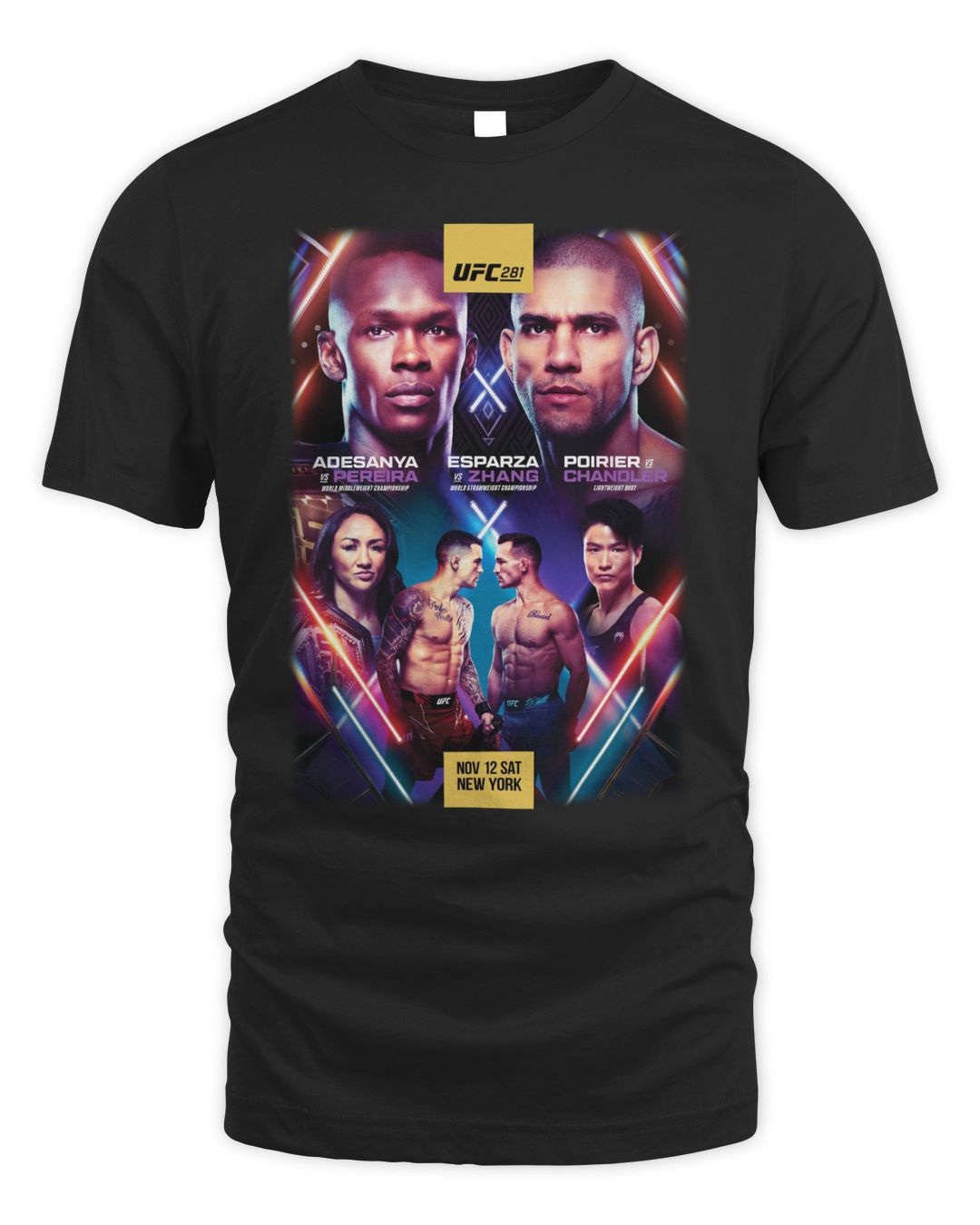Men's Ufc 281 Adesanya Vs Pereira Event T-shirt Black