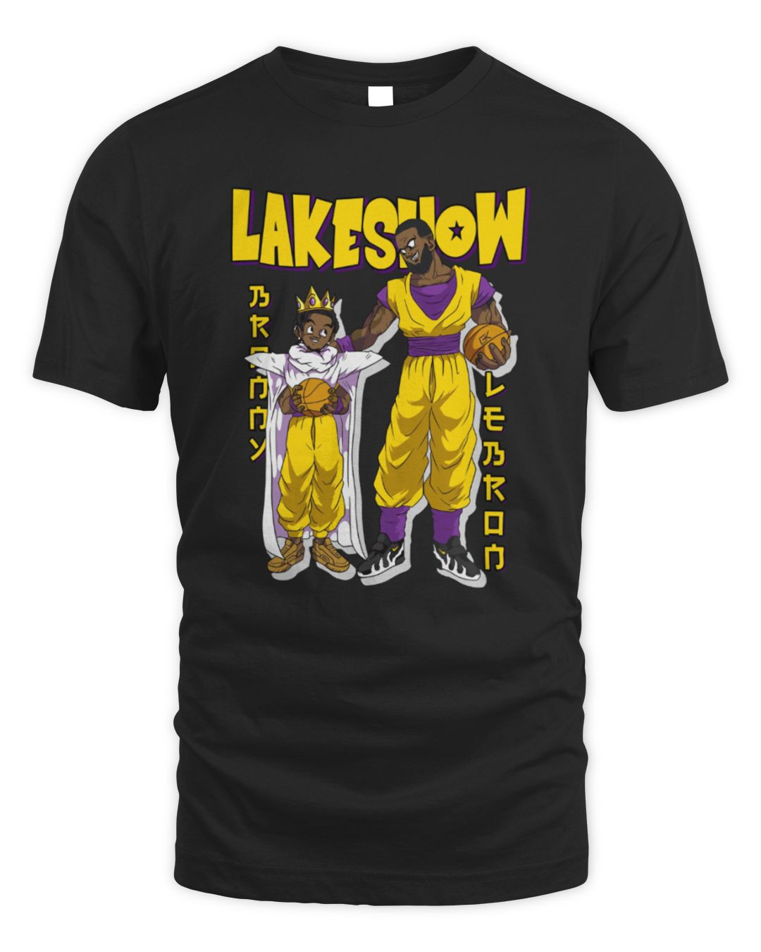 Lakers Basketball Lebron & Bronny Dbz Tee Goldenknightgfx