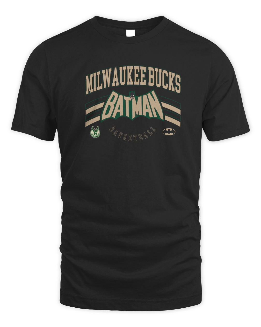 Milwaukee Bucks Dc Batman Basketball Tee Shirt