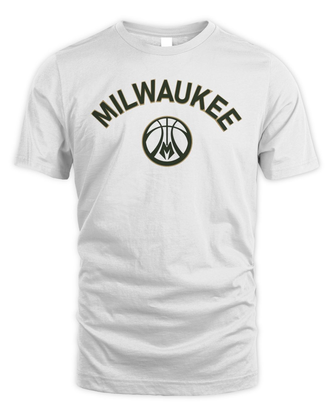 Men's Sportiqe Crew Neck Harmon Burling Ball Bone Milwaukee Bucks Sweatshirt