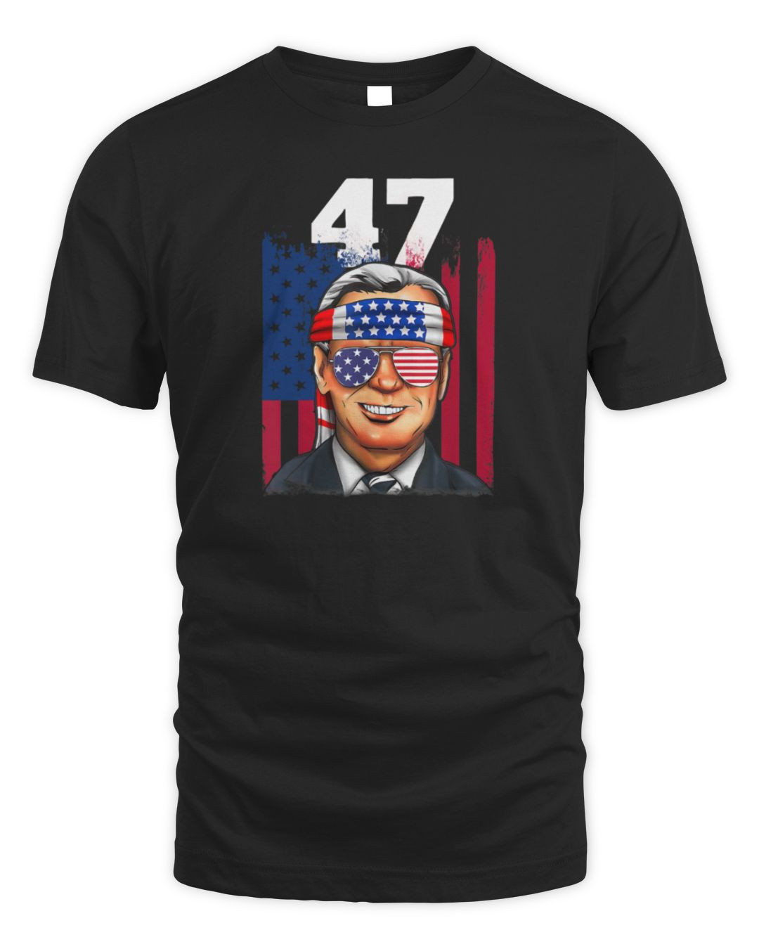Joe Biden President 2024 Funny Sunglasses Flag T-shirt