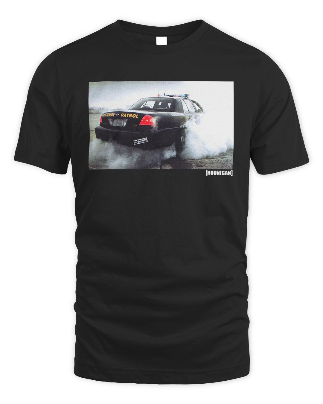 Hoonigan Official Store Merch Cop Burnout Short Sleeve T Shirt