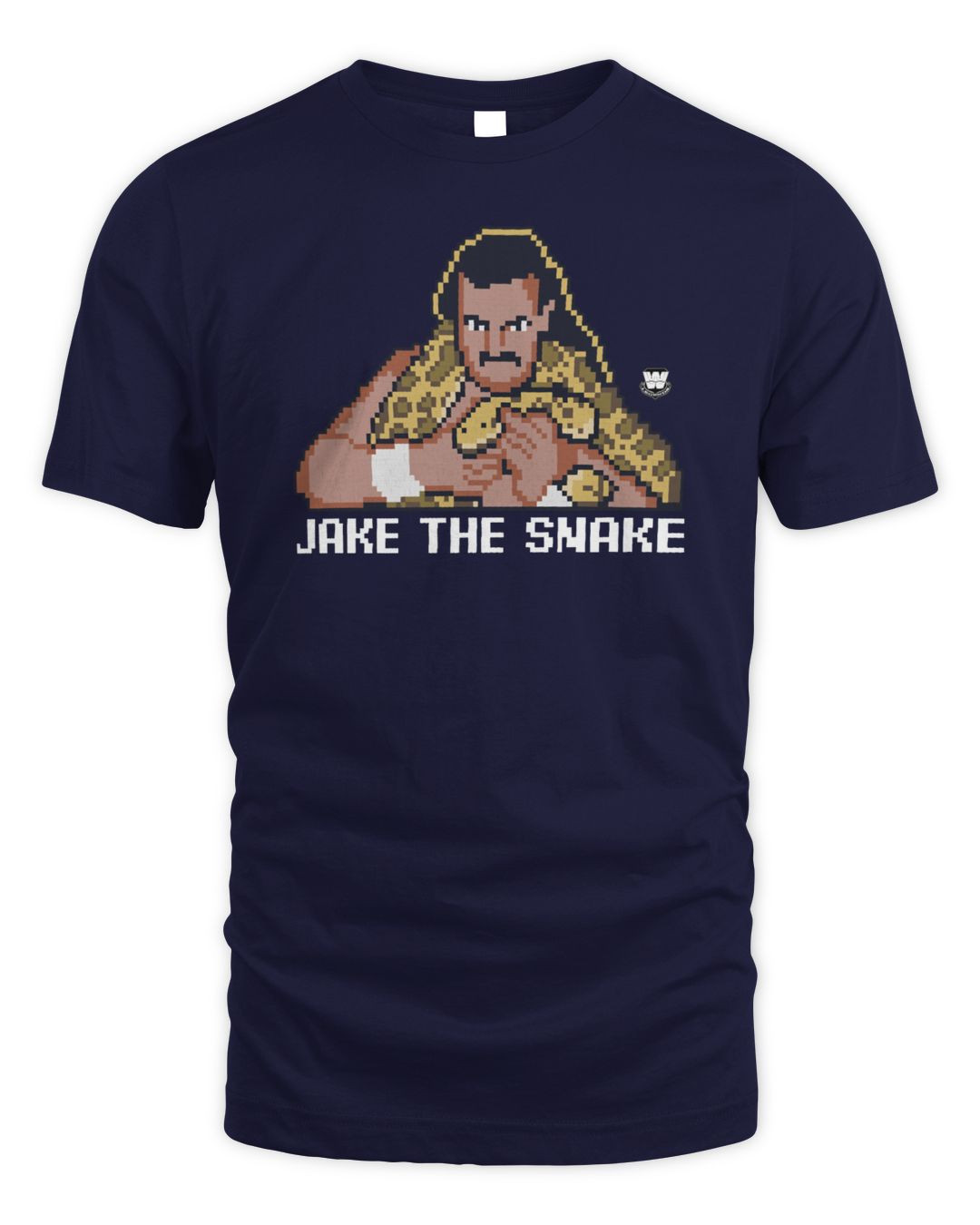 Men's Ripple Junction Navy Jake The Snake Roberts 32-bit Graphic T-shirt