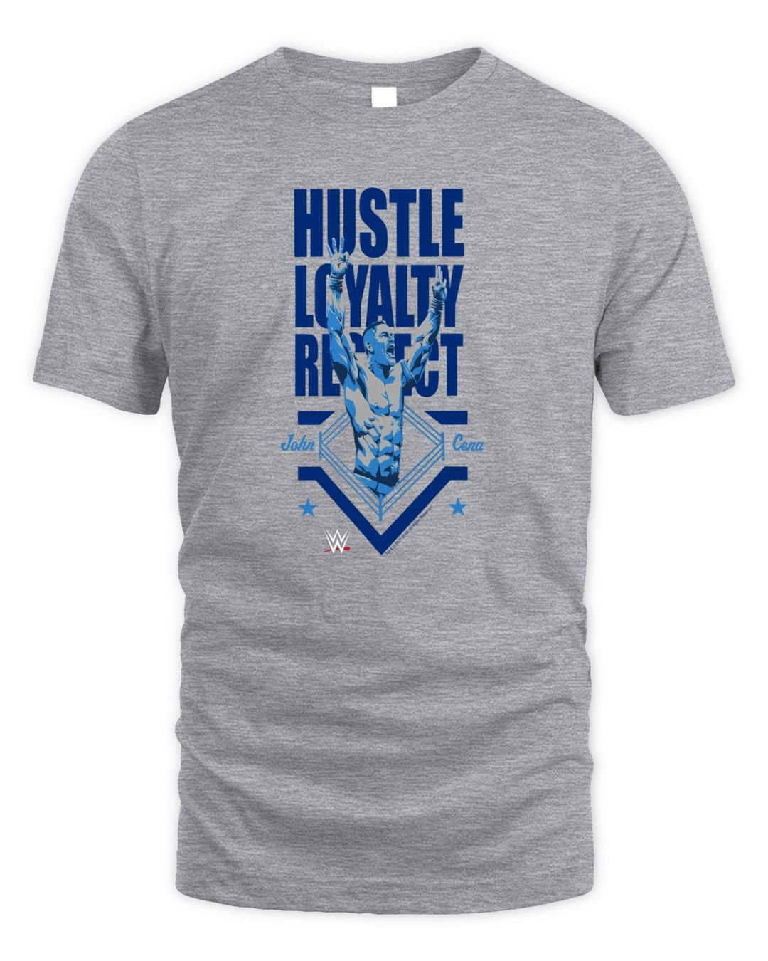 Men's Ripple Junction Heather Gray John Cena Superstar Graphic T-shirt