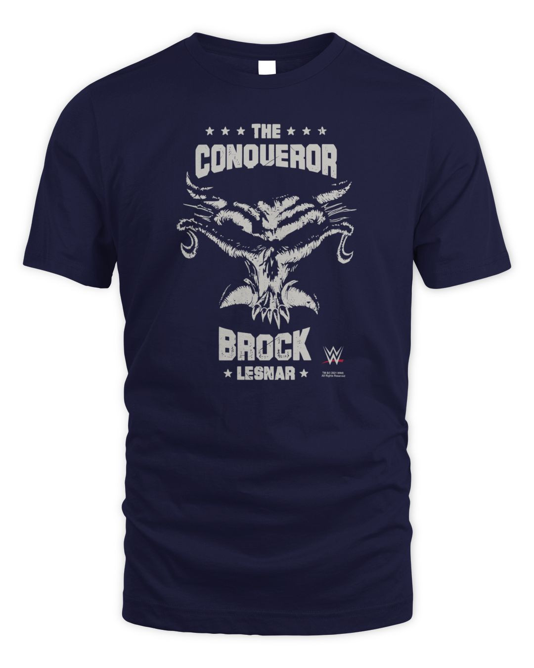 Men's Ripple Junction Heather Powder Blue Brock Lesnar The Conqueror Graphic T-shirt