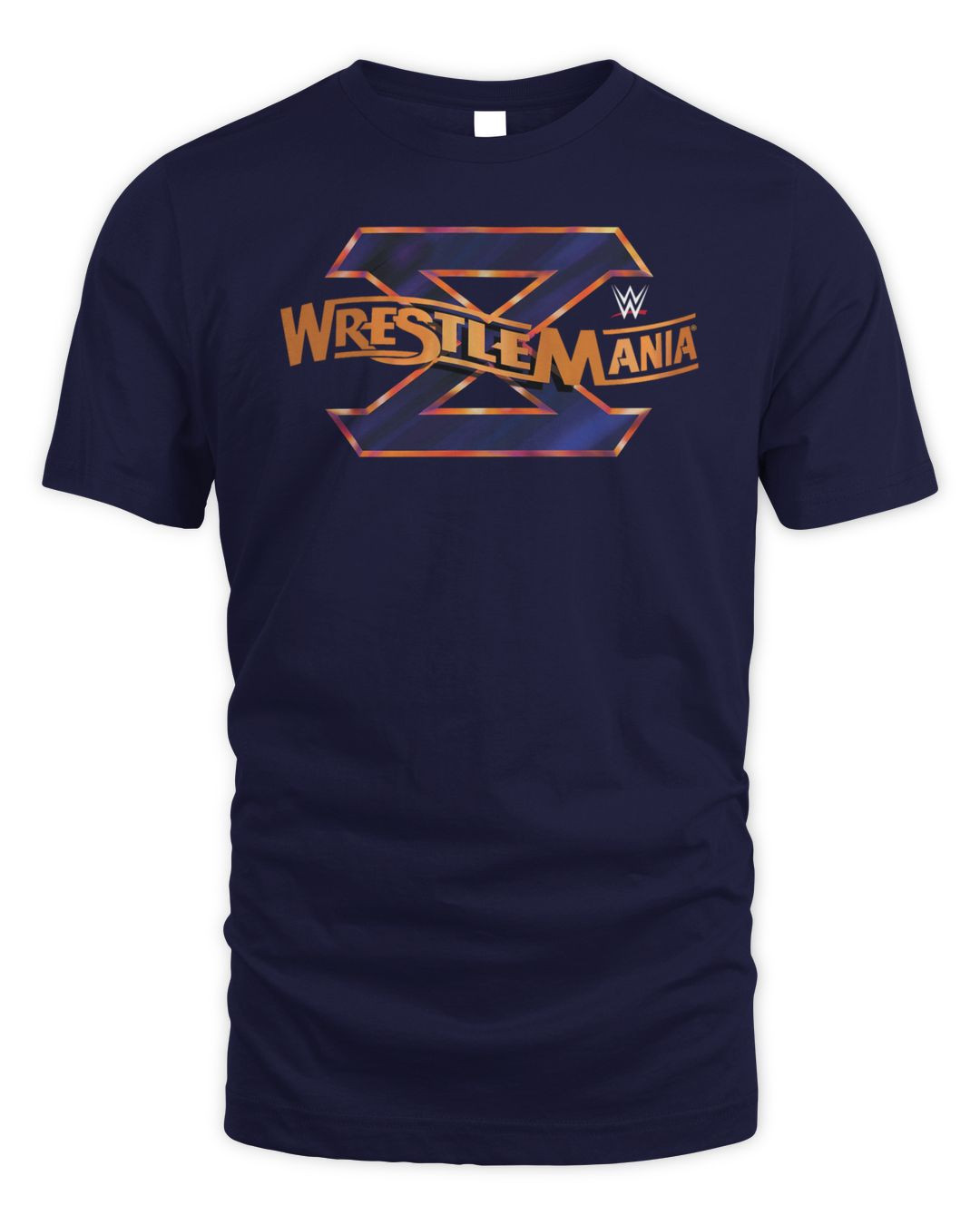 Men's Ripple Junction Heather Navy Wrestlemania X Graphic T-shirt