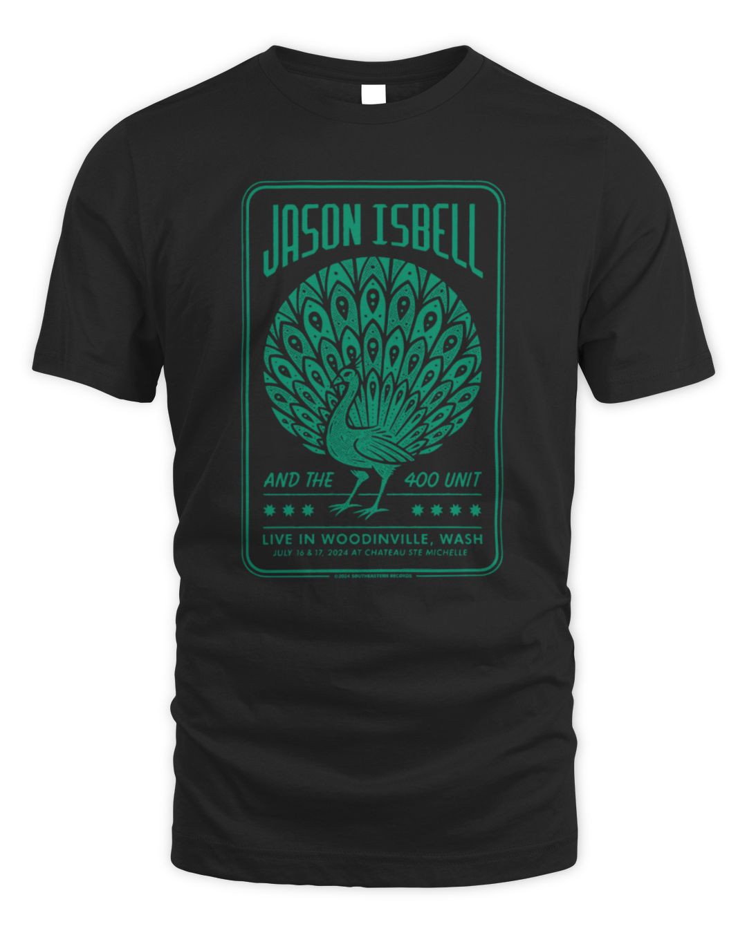 Jason Isbell And The 400 Unit Merch Show At Chateau Ste. Michelle Winery In Woodinville, Wa. July 16&17 2024 Tee