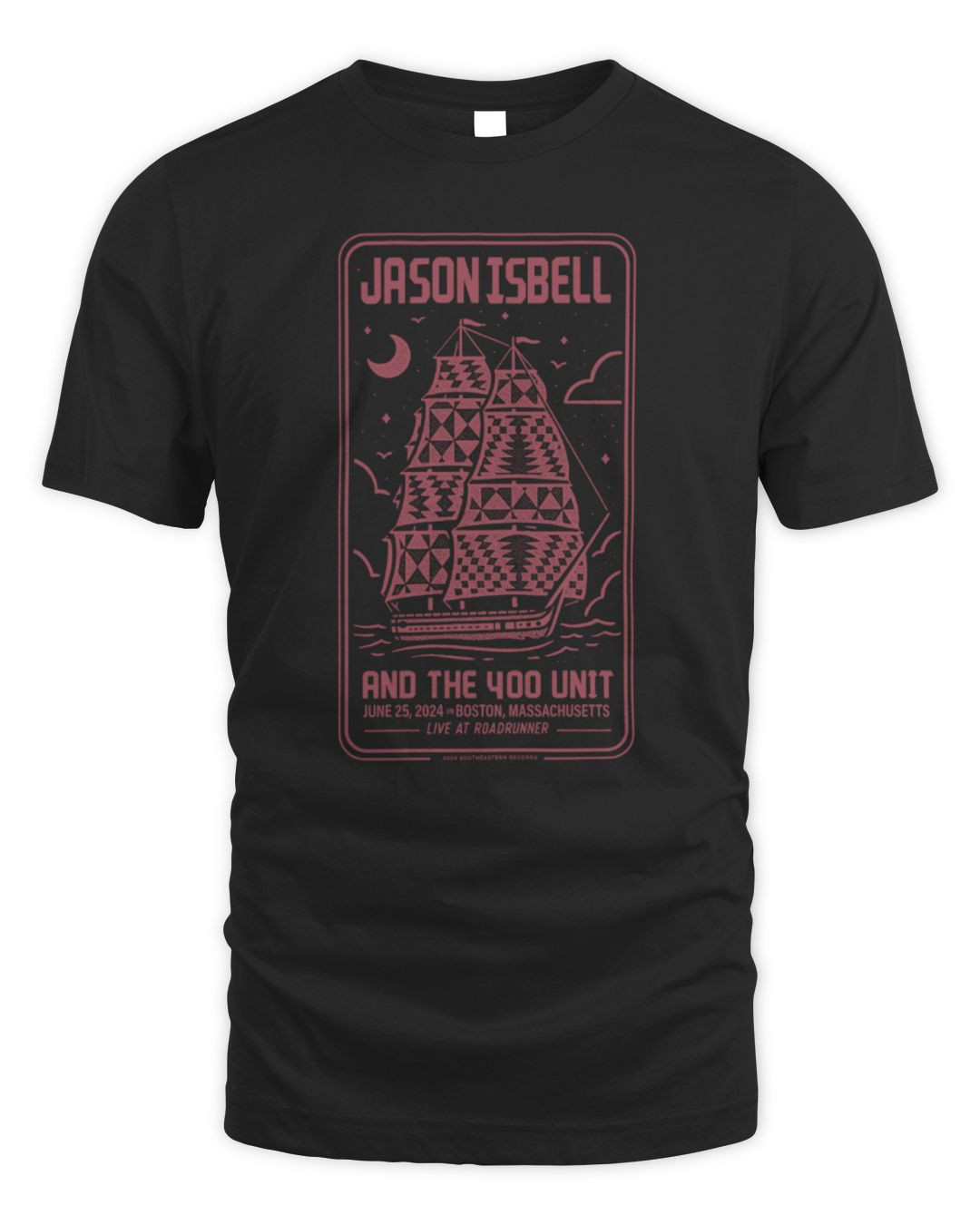 Jason Isbell And The 400 Unit Merch Roadrunner In Boston, Ma June 25 2024 Shirt