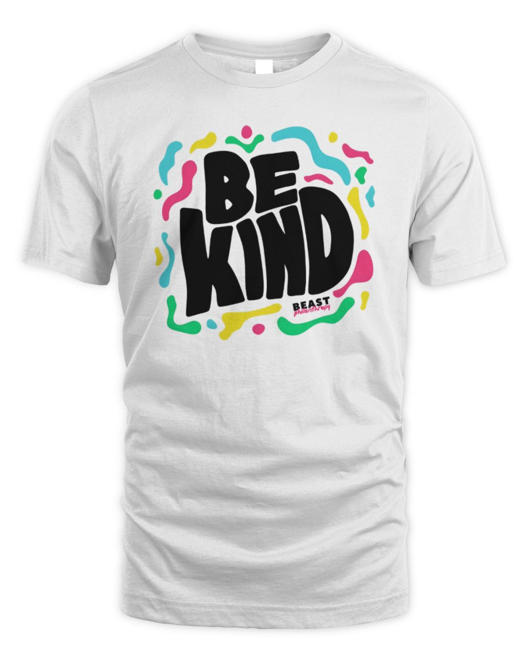 Mr Beast Merch Be Kind White T-shirt